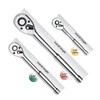 MoJoTools MoJoTools Quick-Release Ratchet-Wrench Set 1/4" 3/8" 1/2" Ratchet Drive