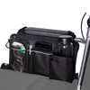 Wheelchair Armrest Accessories Side Bag，Wheelchair Bag，Multi-Pocket Reflective Tape mesh Pocket