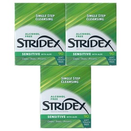 Stridex Sensitive Pads 90 Sheets x 3 / Circle / 스트라이덱스 센시티브 패드 90매 3개  써클