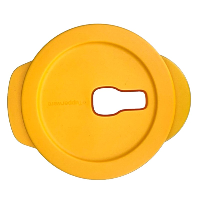 Tupperware CrystalWave Plus Microwavable PAPAYA Orange Vented 2.5 cups 600ml