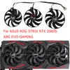3-Piece/Set,T129215SU,FDC10H12S9-C,PLD09210S12H,Video Card Fan,GPU Cooler,For ASUS ROG STRIX RTX 2080Ti RTX