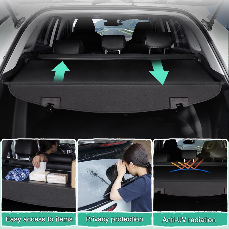 Powerty Cargo Cover for 2013-2016 Mazda CX-5 Trunk Security Cover
