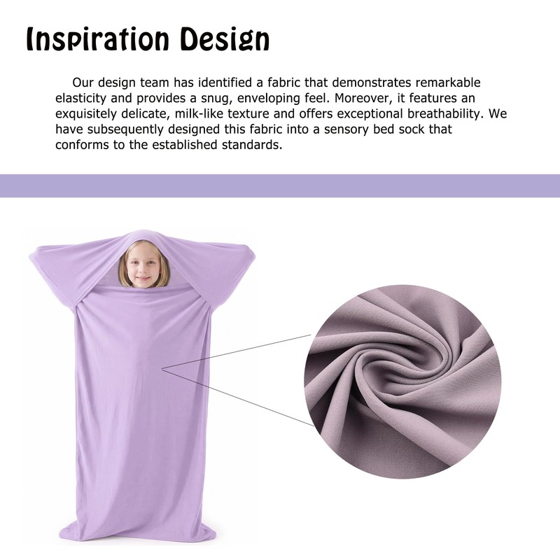 Dynamic Movement Sensory Body Sock, Stretchable Full Body Sensory Sack,