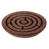 Wooden Labyrinth Round – Exclusive Puzzle Game Made of Rosewood