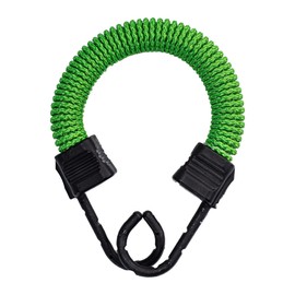 SGT KNOTS Super Stretch Bungee with Hooks - (48) Braided Nylon Cords with 600% Stretch, UV & Moisture Resistant (6", Green, 2Pack)
