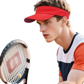 Clakllie Quick Dry Cadet Cap Detachable Military Hats for Men Women’s Sun Visor Hat Waterproof Army Cap,BSSQ2533-Red