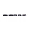 Auto Overlay Matte BLACK 2019+ UP GMC SIERRA LETTER EMBLEM