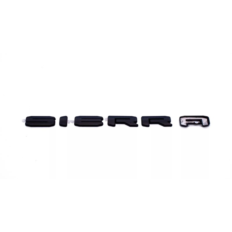 Auto Overlay Matte BLACK 2019+ UP GMC SIERRA LETTER EMBLEM