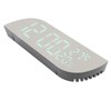 Digital Alarm Clock Multifunction Innovative Silent Temperature Humidity LED Mirror