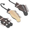 3pcs Wall Hooks Decorative 25kg Load Guitar Shape Environmental Resin