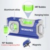 WORKPRO Small Level, 4-1/2 Inch Mini Level Tool, Magnetic Pocket