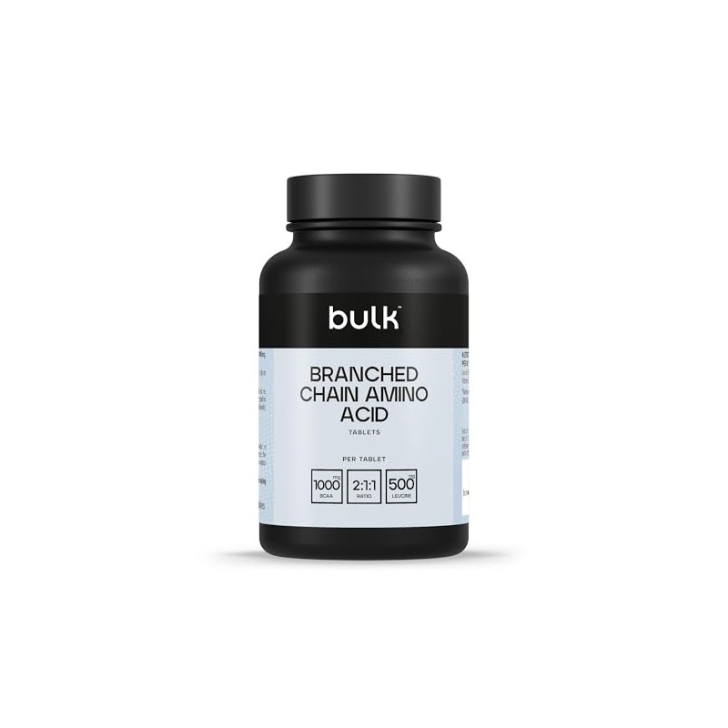 Bulk Pure Branched Chain Amino Acid (BCAA) Tablets, 1000 mg,