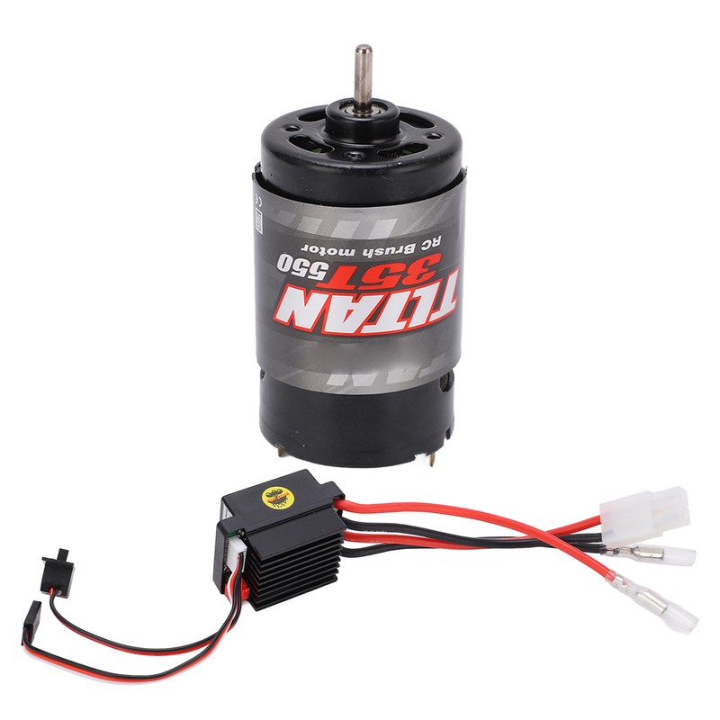 550 Brushed Motor with 320A Two Way Brushed Waterproof ESC