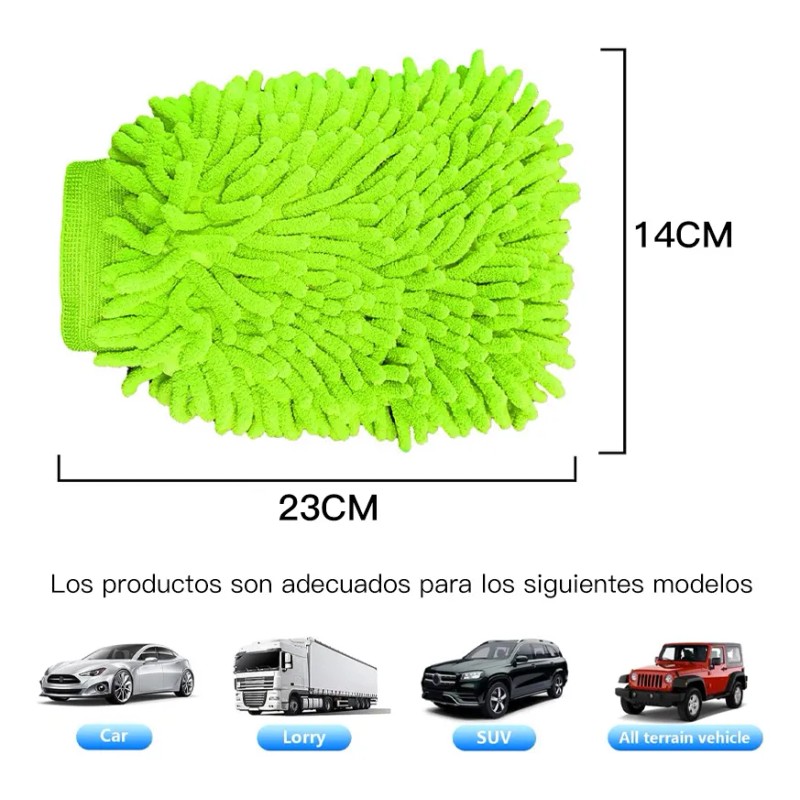 Guantes Franela Microfibra Doble Cara Azul Claro HUANNAXIERWEIYA Pack 4