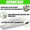 SIGANDG 0/2/4 Gauge AWG Inline ANL Fuse Holder with 300