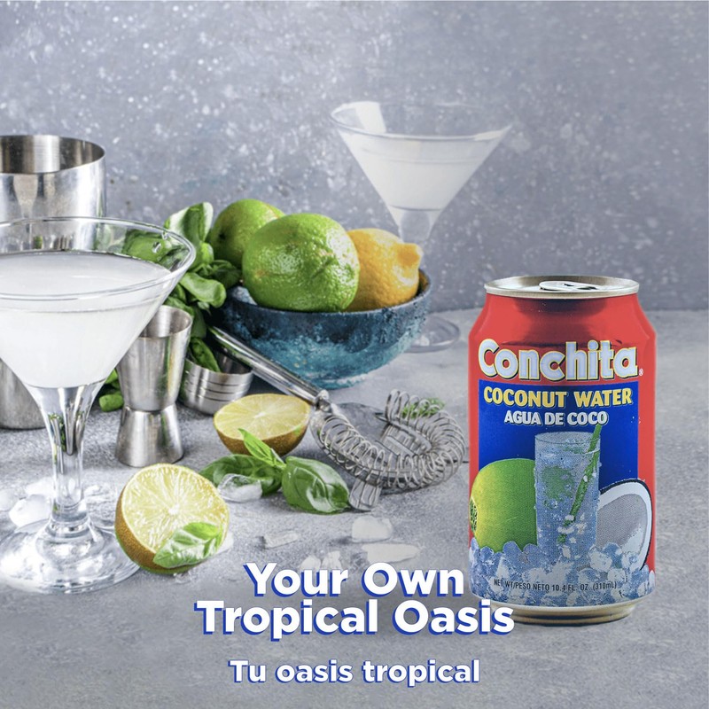 Conchita Coconut Water - Refreshing Tropical Drink - 10.4 oz