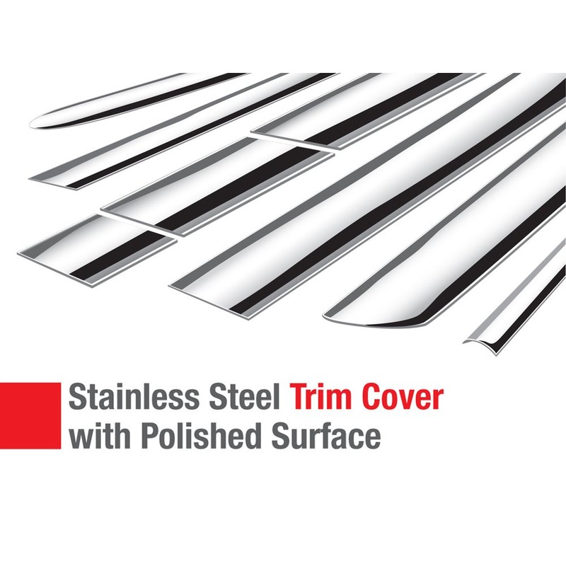 Made in USA! Compatible with 2014-2019 Chevy Impala 4PC Stainless