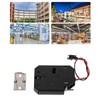 Fdit DC 12V 2A Electromagnetic Lock Carbon Steel Electric Control