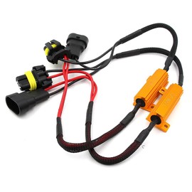 ShuoHui 2pcs H8 H11 50W 6 Ohm LED Load Resistor Canbus Fog Light H8 H9 H11 Plug