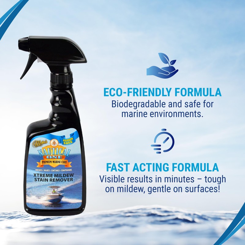 Nautical One - Xtreme Mildew Stain Remover | Powerful Marine