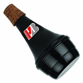 Humes & Berg New Stone Lined Practice Mute 232BK Trumpet, Black