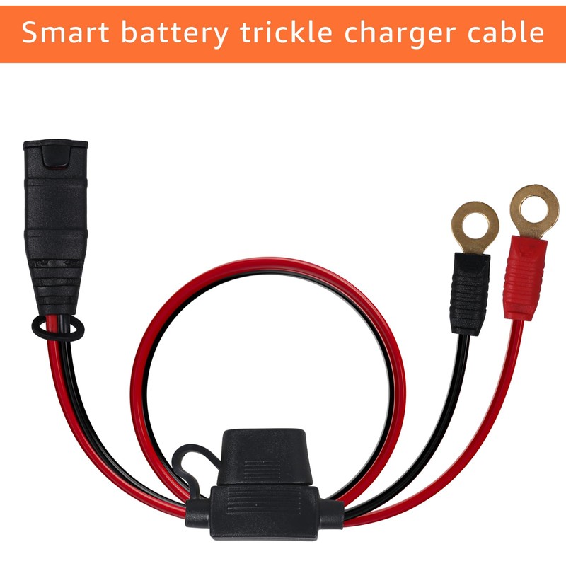 (2 packs) Compatible with NOCO GC008 X-Connect battery harness, M10