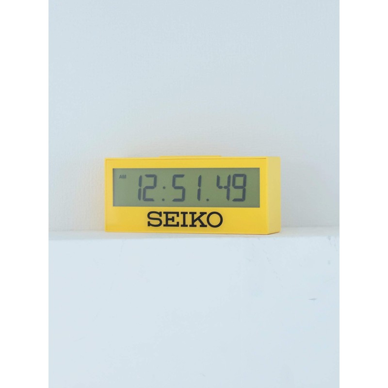 bpr BEAMS SEIKO SPORTS TIMER CLOCK MIDIUM YELLOW