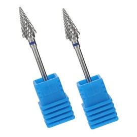 TOVINANNA Professional Nail Care Kit 2pcs Tungsten Steel Cuticle Drill Bits Nail Grinding Tools for Manicure