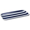 Hasami Ware 32569 Indigo Aidama Rectangular Plate, Indigo Dyed