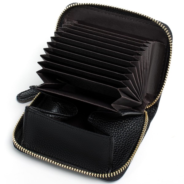 Credit Card Holder Women's RFID Protection with Many Compartments and