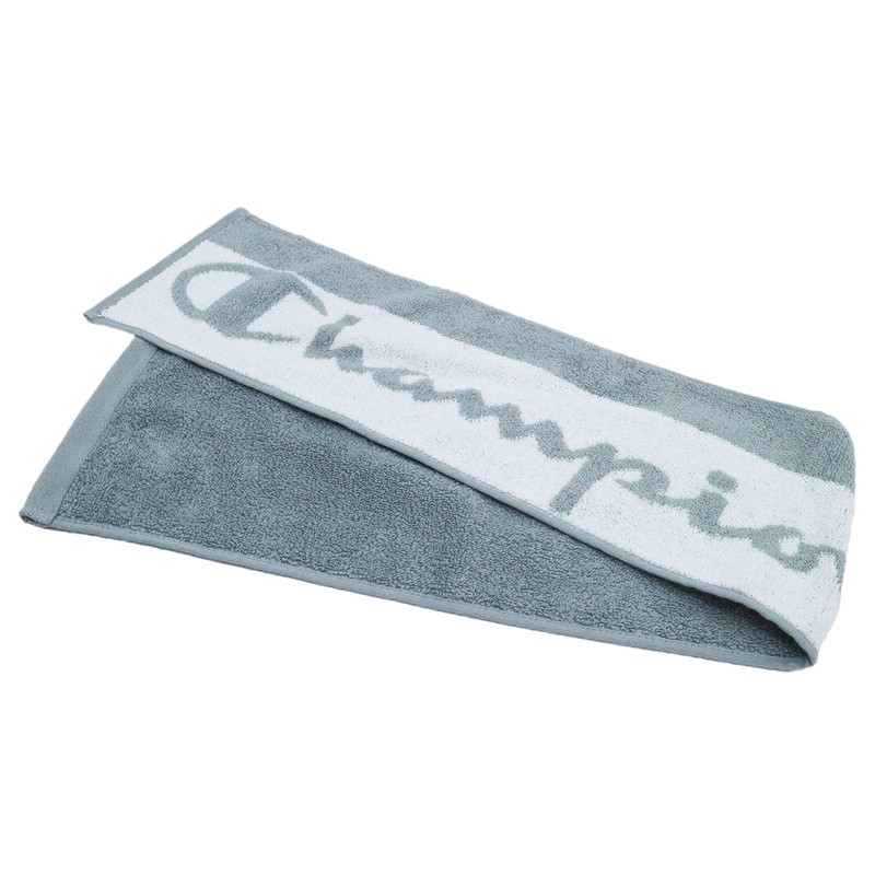 Champion 5065003300 Scarf Towel, Two-Tone Logo, Gray