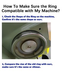 Replacement Gasket for Dolim/GEVI/MR Coffee etc. 51mm Espresso Coffee Machine Silicone Ring Seal The Grouphead Anti-Leak Water Spare Parts