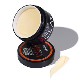 KooSwalla Hair Clay for Men, Matte Finish Long Last Mens Hair Styling Clay Strong Hold Low shine Nautral Looking for Medium to Thick Hair with Natural Ingredient 100g