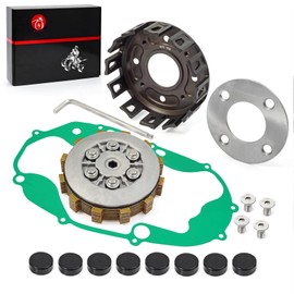 CNC Billet Clutch Basket & Complete Heavy Duty Clutch Kit Center Inner Hub Outer Pressure Plate For YAMAHA Banshee 350 YFZ 350 1987-2006