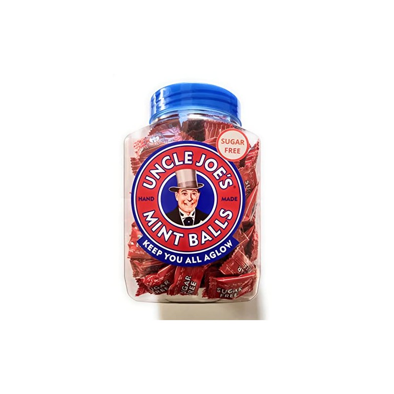 Uncle Joe's Sugar Free Mint Balls 800g Jar
