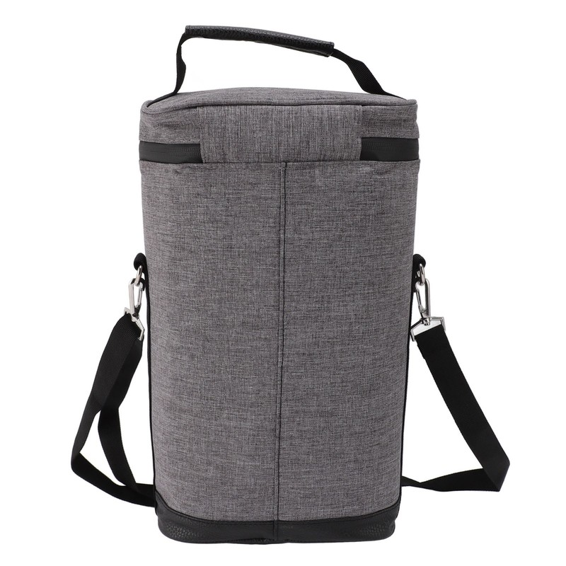 2 Bottle Wine Cooler Bag Leakproof Insulated Padded Wine Carrier