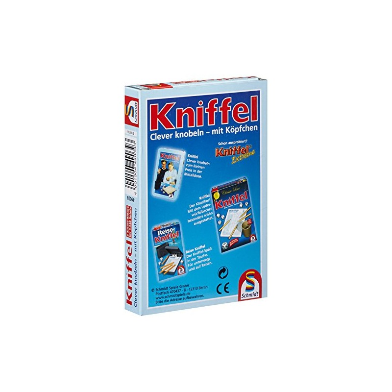 Schmidt Spiele 49039 - Juego de Tablero (Niñoniña, Papel)