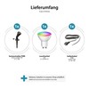 ledscom.de PIRK Outdoor Garden Spotlight with Ground Spike IP44 Black