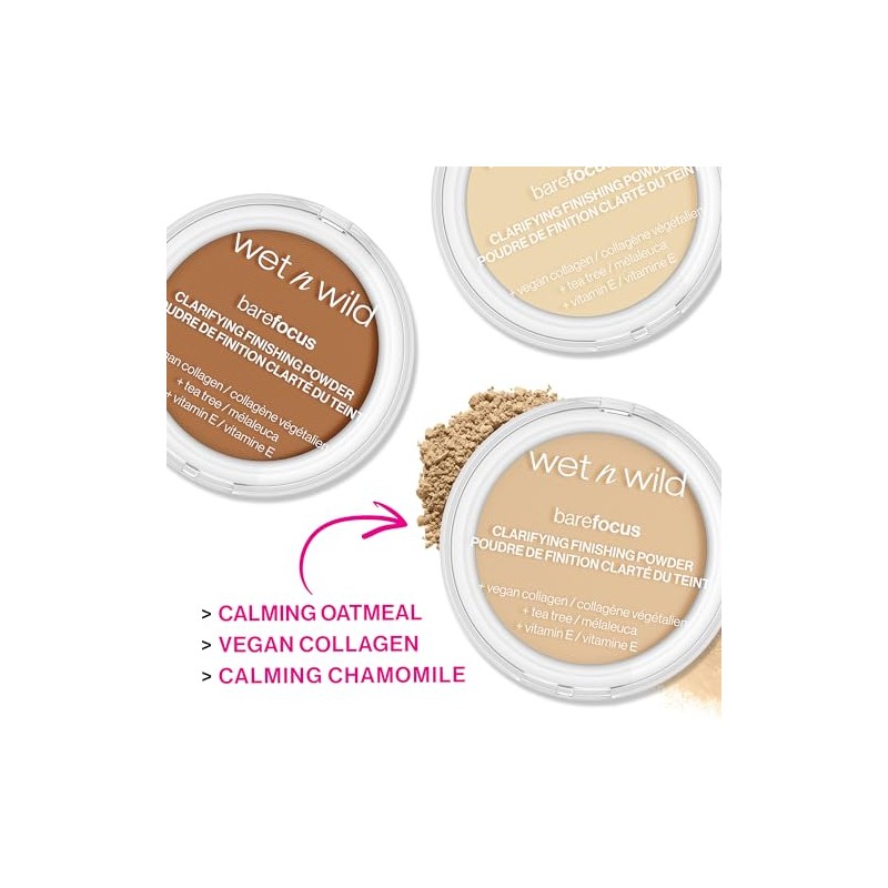 Polvo Traslucido Barefocus Clarifying Finishing Wet N Wild (Light/Medium)