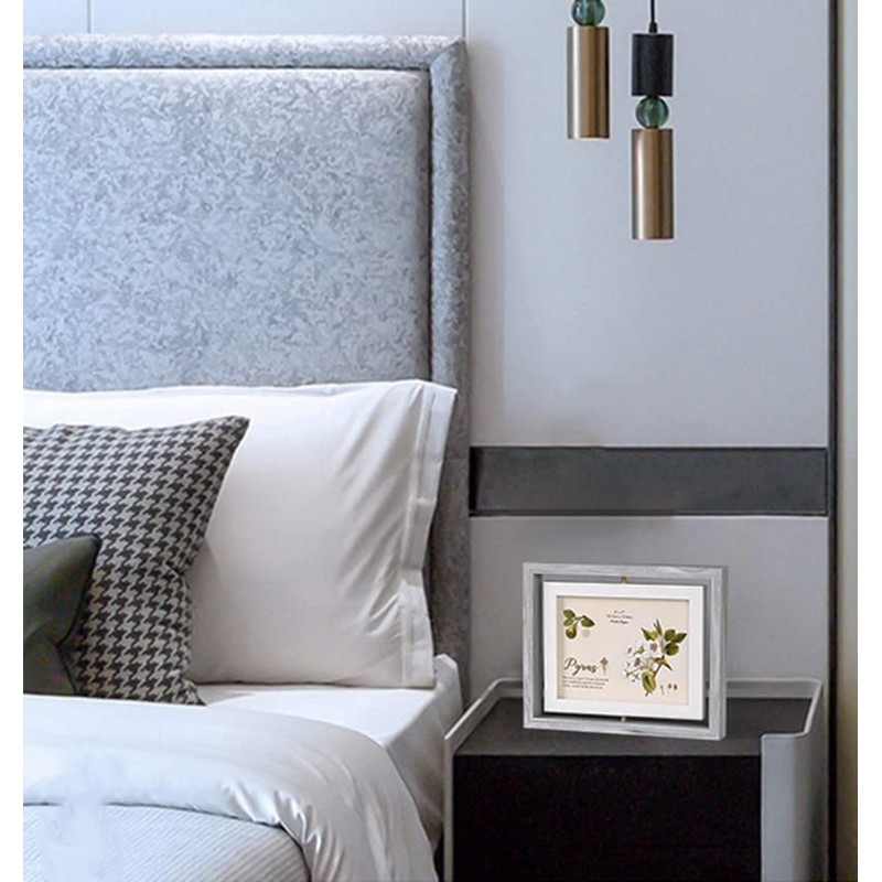 JOSON Rotating Photo Frame, Antique Rotating DIY Desktop Floating Photo