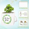 ENYOUNG 40pcs Succulent Wrap Bags with 40pcs Thank You &