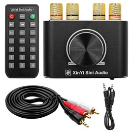 DollaTek Remote Control HIFI Bluetooth 5.1 Amplifier board Class D 15Wx2 two-channels Stereo Digital Power Audio U-Disk Music App AMP Amplificador Home Theater