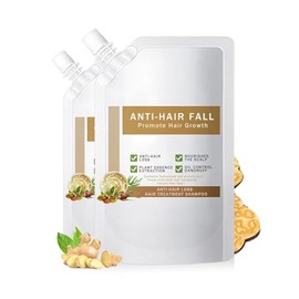 Anti Hair Loss Shampoo, Anti-Hair Fall Promote Hair Growth Shampoo, Anti-Hair Loss Hair Treatment Shampoo for Women & Men, with Various Plant Extracts (2 pcs)