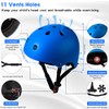 Juego de casco de bicicleta para niños pequeños, casco de