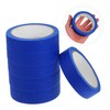 TEHAUX 6 Rolls Blue Masking Tape for Walls Painting Automotive