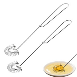 2 Stück Spiralbesen,Schneebesen Edelstahl,Schneebesenschneebesen Flach,Rührbesen Spülmaschinengeeignet,Hochwertiger Saucenbesen,Für Mischen Schlagen Aufschäumen Milch Eier Cream
