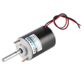 12V/24V 30W CW/CCW Permanent Magnet DC Motor Reversible Electric Gear Motor High Speed Low Noise for DIY Generator XD-3420 (12V 3000RPM)