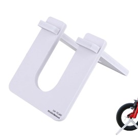 SHIDOW PVC Bike Stand, Indoor Bike Stand, Children's bike display stand, Bike Stand Floor Bicycle Rack for Bike and Balance Bike Indoor Storage (white)