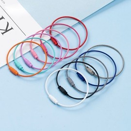 Keyring Car Key Accessory DIY Hook Hardware Wiring 10P / 키링 차키 악세서리 DIY 고리 부자재 와이어링 10P