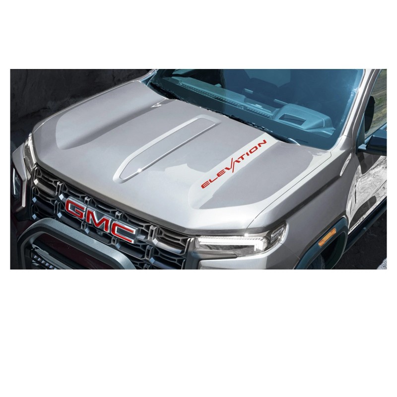 EmblemsPlus GMC Canyon Elevation Red Hood Lettering Decals 2023-2025 Set